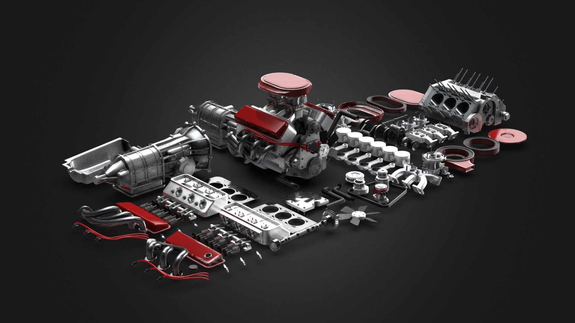 General interactive V6 engine reference reference